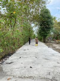 Tim Pelaksana Kegiatan Lakukan Opname Hasil Pembangunan Jalan Permukiman di Padukuhan Polaman